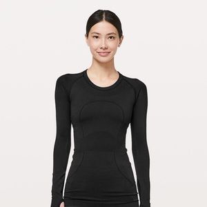 Lululemon Swiftly Tech Black Long Sleeve Tee